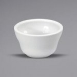 Oneida Buffalo Bright White Ware by 1880 Hospitality F8010000610M 1.5 oz. Mini Porcelain Ramekin - 72/Case Oneida Buffalo Bright White Ware by 1880 Hospitality F8010000610M 1.5 oz. Mini Porcelain Ramekin - 72/Case