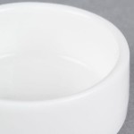 American Metalcraft PSLT17 0.5 oz. White Round Porcelain Salt and Pepper Dish American Metalcraft PSLT17 0.5 oz. White Round Porcelain Salt and Pepper Dish