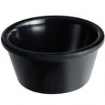 Acopa 3 oz. Red Smooth Melamine Ramekin - 12/Case