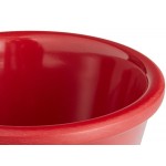 Acopa 3 oz. Red Smooth Melamine Ramekin - 12/Case