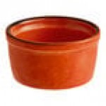 Acopa 3 oz. Red Smooth Melamine Ramekin - 12/Case