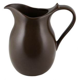 RAK Porcelain Genesis Mat 33.80 oz. Cocoa Porcelain Jug - 4/Case RAK Porcelain Genesis Mat 33.80 oz. Cocoa Porcelain Jug - 4/Case