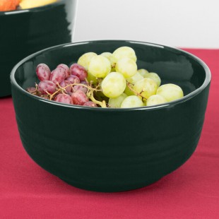 TableCraft CW3170HGN 3.5 Qt. Hunter Green Cast Aluminum Fruit Bowl