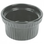 TableCraft CW1470GY 2 Qt. Gray Cast Aluminum Square Condiment Bowl