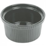 TableCraft CW1470GY 2 Qt. Gray Cast Aluminum Square Condiment Bowl