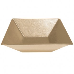 G.E.T. Enterprises BSD16-MOD-LT Bugambilia 13.5 Qt. Smooth MOD Finish Latte Resin-Coated Aluminum XL Deep Square Bowl G.E.T. Enterprises BSD16-MOD-LT Bugambilia 13.5 Qt. Smooth MOD Finish Latte Resin-Coated Aluminum XL Deep Square Bowl