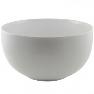 10 Strawberry Street TAV-6 Taverno 1.75 Qt. White Porcelain Serving Bowl - 6/Case