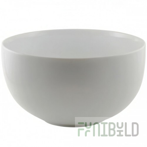 10 Strawberry Street TAV-6 Taverno 1.75 Qt. White Porcelain Serving Bowl - 6/Case