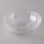 Cambro RSB10CW135 3.2 Qt. Clear Camwear® Round Ribbed Bowl