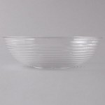 Cambro RSB10CW135 3.2 Qt. Clear Camwear® Round Ribbed Bowl