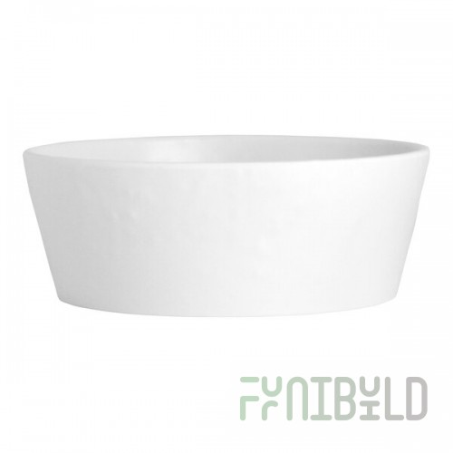 Creations Cali from Steelite International 9.5 oz. White Melamine Round Bowl - 12/Pack