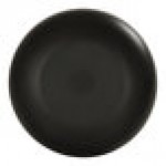 Cal-Mil Sophie 12 oz. Ivory and Black Round Two-Tone Melamine Pasta Bowl - 6/Case