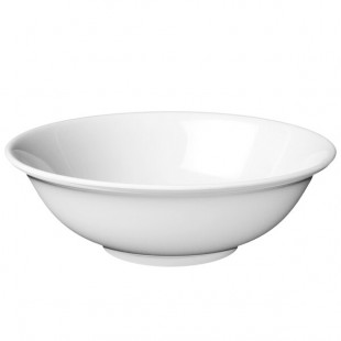Thunder Group NS5075W Nustone White Melamine Rimless Bowl 1.63 Qt. - 12/Pack Thunder Group NS5075W Nustone White Melamine Rimless Bowl 1.63 Qt. - 12/Pack