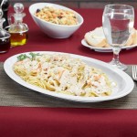 Thunder Group NS5075W Nustone White Melamine Rimless Bowl 1.63 Qt. - 12/Pack