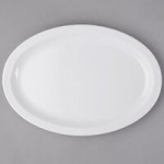 Thunder Group NS5075W Nustone White Melamine Rimless Bowl 1.63 Qt. - 12/Pack