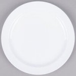 Thunder Group NS5075W Nustone White Melamine Rimless Bowl 1.63 Qt. - 12/Pack