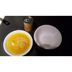Thunder Group NS5075W Nustone White Melamine Rimless Bowl 1.63 Qt. - 12/Pack
