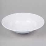 Elite Global Solutions DS63-W Swirl 12 oz. White Oblong Melamine Bowl - 6/Case Elite Global Solutions DS63-W Swirl 12 oz. White Oblong Melamine Bowl - 6/Case