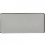 Acopa Apollo 8 oz. Matte Gray and Black Melamine Bowl - 12/Pack
