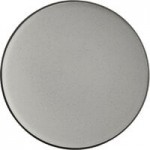 Acopa Apollo 8 oz. Matte Gray and Black Melamine Bowl - 12/Pack