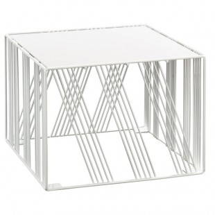 Cal-Mil 432-9-15 Portland White Wire Square Riser - 12 Cal-Mil 432-9-15 Portland White Wire Square Riser - 12