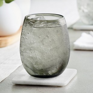 Acopa Pangea 15 oz. Gray Stemless Wine Glass - 12/Case