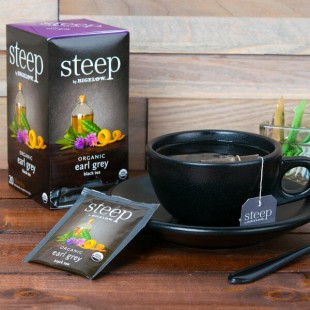 Steep By Bigelow Organic Earl Grey Tea Bags - 120/Case Steep By Bigelow Organic Earl Grey Tea Bags - 120/Case