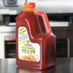 Kikkoman 5 lb. Less Sodium Preservative Free Sweet and Sour Sauce - 6/Case