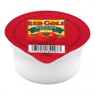 Red Gold 2.5 oz. Marinara Sauce Cups - 84/Case