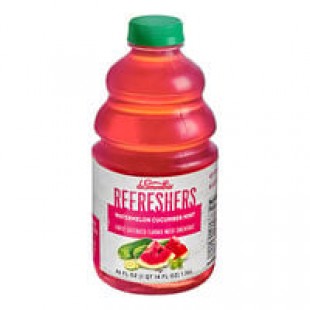 Tazo Refreshers Watermelon Cucumber Iced Tea and Juice 1:1 Concentrate 32 fl. oz. - 6/Case Tazo Refreshers Watermelon Cucumber Iced Tea and Juice 1:1 Concentrate 32 fl. oz. - 6/Case