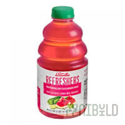 Tazo Refreshers Watermelon Cucumber Iced Tea and Juice 1:1 Concentrate 32 fl. oz. - 6/Case