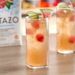 Tazo Refreshers Watermelon Cucumber Iced Tea and Juice 1:1 Concentrate 32 fl. oz. - 6/Case
