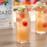 Tazo Refreshers Watermelon Cucumber Iced Tea and Juice 1:1 Concentrate 32 fl. oz. - 6/Case