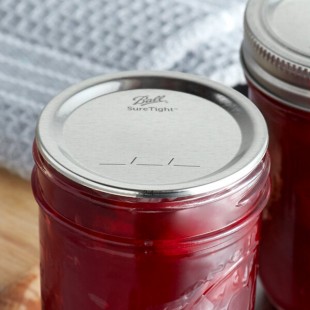 Ball 1440032000 Regular Mouth Lids for Canning Jars - 12/Pack