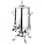 Eastern Tabletop 3117RZ Park Avenue 4 Qt. Rectangular Bronze Coated Stainless Steel Roll Top Chafer