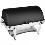 Eastern Tabletop 3117RZ Park Avenue 4 Qt. Rectangular Bronze Coated Stainless Steel Roll Top Chafer