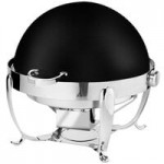 Eastern Tabletop 3117RZ Park Avenue 4 Qt. Rectangular Bronze Coated Stainless Steel Roll Top Chafer