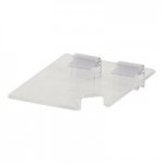 Cal-Mil 3018-55-12 Luxe Condiment Display with Glass Jars and Stainless Steel Base - 12 1/4