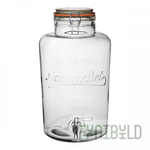 Utopia from Steelite International 2.25 Gallon Glass Nantucket Punch Barrel UR90030