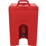 Cambro 1000LCD158 Camtainer® 11.75 Gallon Hot Red Insulated Beverage Dispenser Cambro 1000LCD158 Camtainer® 11.75 Gallon Hot Red Insulated Beverage Dispenser