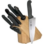 Victorinox 5.1193.8-X2 8 Piece Fibrox Handle Knife Block