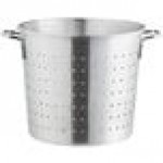 Choice 16 Qt. Aluminum Colander with Base and Handles