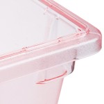 Carlisle 10612C05 StorPlus Red Food Storage Box - 18