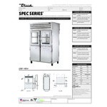 True STG2RPT-2HG/2HS-2S-HC Spec Series 52 5/8 True STG2RPT-2HG/2HS-2S-HC Spec Series 52 5/8