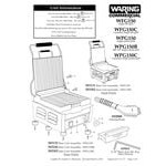 Waring WPG150 Panini Perfetto Grooved Top & Bottom Panini Sandwich Grill - 9 3/4