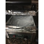 Waring WPG150 Panini Perfetto Grooved Top & Bottom Panini Sandwich Grill - 9 3/4