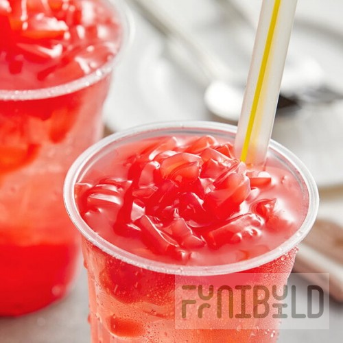 Fanale Strawberry Jelly Topping 8.82 lb. - 4/Case