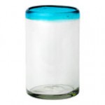 10 Strawberry Street Cobalt Rim 16 oz. Cooler Glass - 6/Case 10 Strawberry Street Cobalt Rim 16 oz. Cooler Glass - 6/Case