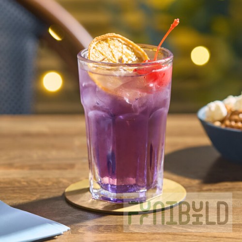 Acopa Memphis 9.5 oz. Rim Tempered Highball Glass - 12/Case