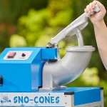 Carnival King Royalty Series SCM350R Reinforced Cabinet Sno-Cone Machine with Cup Dispenser Carnival King Royalty Series SCM350R Reinforced Cabinet Sno-Cone Machine with Cup Dispenser